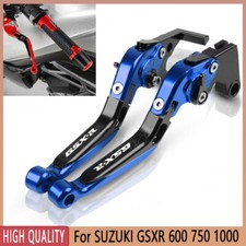 LOGO GSX-R Accessories CNC Brake Clutch Levers For SUZUKI GSXR 600 750 1000