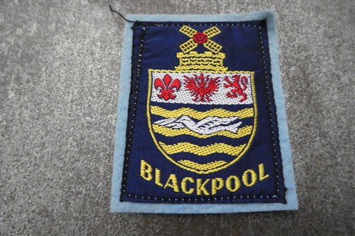 Blackpool woven cloth patch - blackpool,