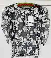 Zara Top Floral lace