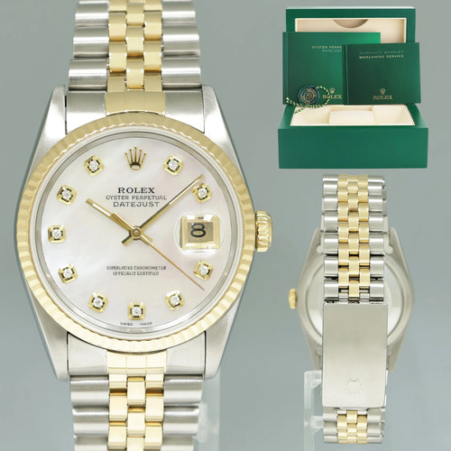 Mint rolex 16233 datejust 36mm - rolex,