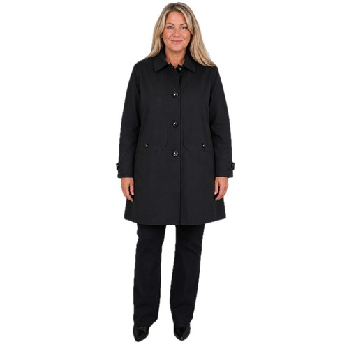 Talbots black swing car coat - swing,