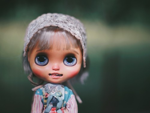 Oak custom blythe doll - blythe, by