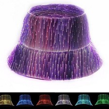 LED Rave Bucket Hat Light Up