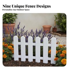 Plastic Garden Fence Easy
