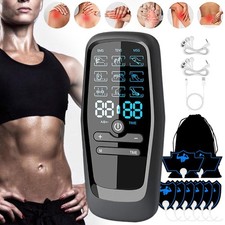 EMS Tens Unit Muscle Stimulator 9 Modes USB Digital Electronic Massager Machine