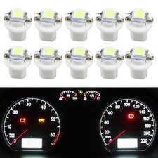 10Pcs B8.5D T5 White LED Lamp