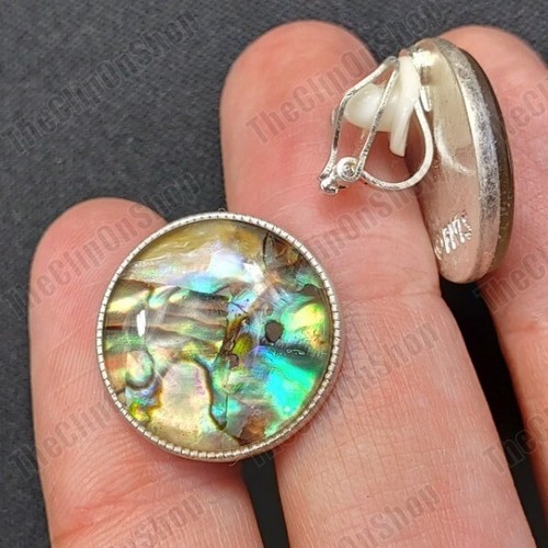 Clip retro 2cm big - 2cm, round