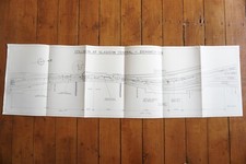 1974 Glasgow Central Railway Track Plan Map Diagram Scottish Region