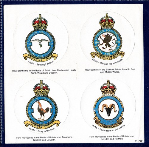 Raf squadron badges - badges, sheet