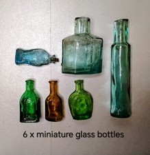 Collection Ot Miniature Glass Bottles