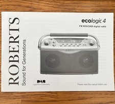 Roberts ecologic 4 Instruction