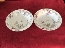 2 x 1950s rimmed dishes