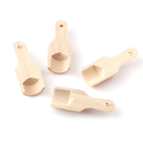 Dolls house flour scoop - dolls, old