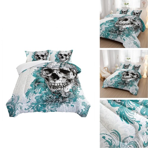 Nttopship blue skull gothic - blue,