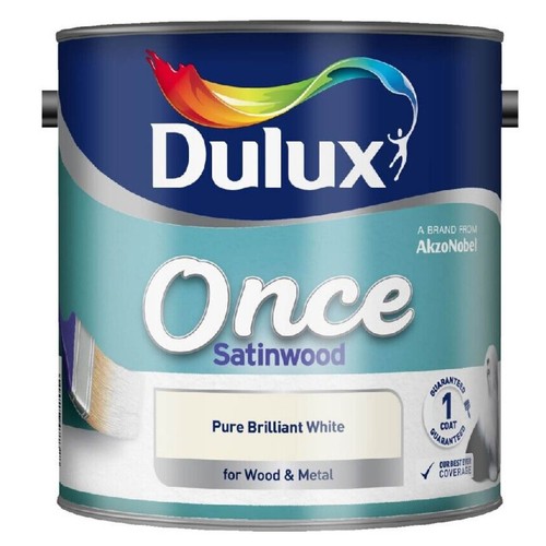 Dulux once gloss pure - once,
