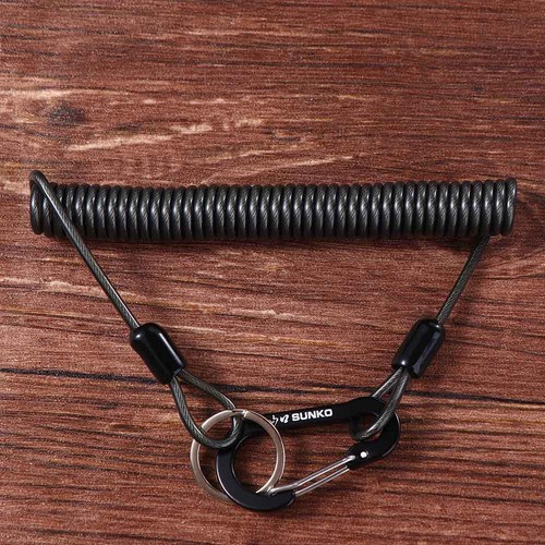 Elastic spring keyring - elastic,