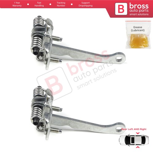 Rear door hinge stop check - rear,