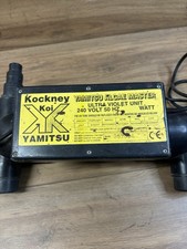 kockney koi pond filter Uv light clarifier algae master requires new bulb only