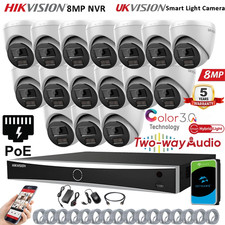 HIKVISION 8MP 4K CCTV IP PoE
