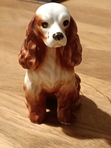 Vintage china spaniel - spaniel, dog