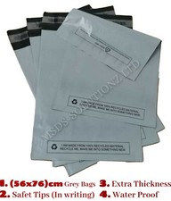 SELF SEAL STRONG 22"x30" XLARGE GREY MAILING BAGS POSTAGE PLASTIC POSTAL MAILER
