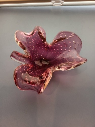 Vtg murano cranberry glass - vtg,
