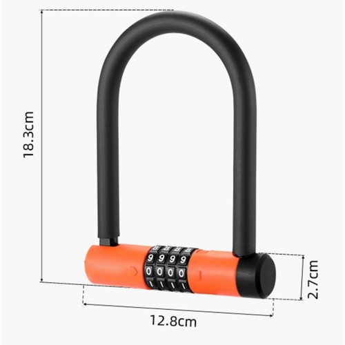 Bike wheel lock - lock, with
