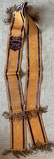 Antique Orange Lodge Side Sash, Youngs Temperance True Blues LOL 957 Ballyclare.