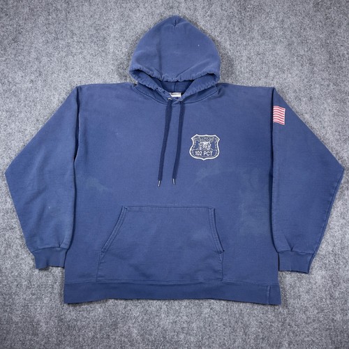 Vintage nypd hoodie - nypd, mens