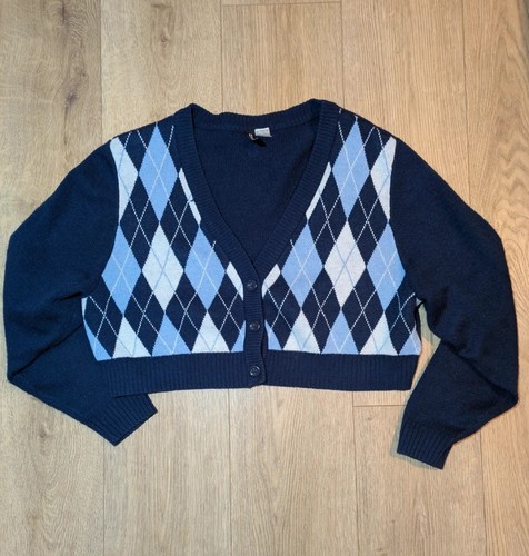 Divided diamond cardigan - divided,