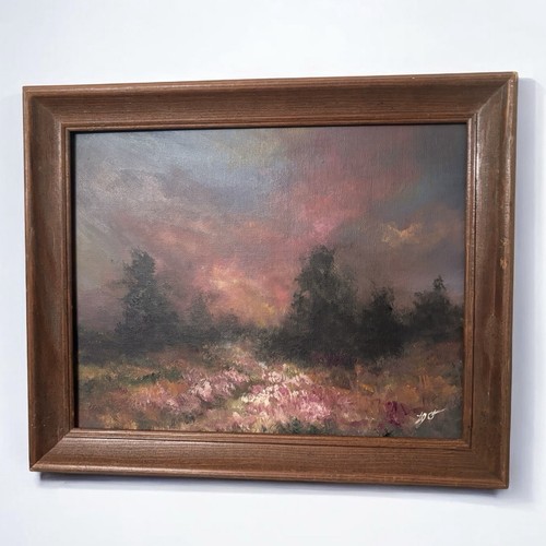 Original hand painted moody - hand,
