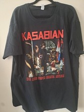 OFFICIAL KASABIAN 'WEST RYDER PAUPER LUNATIC ASYLUM' 2010 TOUR T-SHIRT, SIZE XL