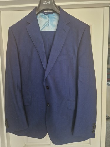 Petrol blue mens 100 wool - blue, 100%