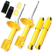 4 TA Technix Sport Front Rear Shock Absorbers + Dust Caps Fiat Punto 1 176 176C