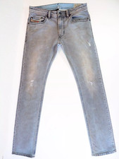Diesel Thavar Jeans W30 L32 More a W32 L33 Wash 0824N Grey Slim Skinny Stretch