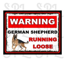 Warning German Shepherd