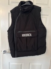 Hoodrich Black Gilet OG Padded Astro Bodywarmer Puffer Vest Mens Extra large