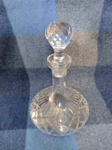 Vintage crystal ships decanter - crystal,