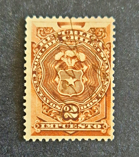 Stamp chile 1880 - chile,, 1880,