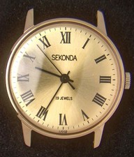 Sekonda Roman Gold-Tone Dial