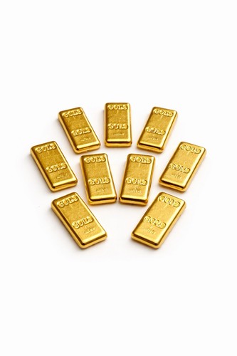Pack mini gold bars - pack, of