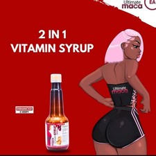 Ultimate Plus Maca Syrup for Weight Gain & Curves. Original Aguaje Maca Seed. 