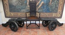Cannons wheeled carriages - 2,