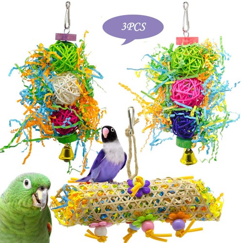 3pcs bird parrot shredding - 3pcs,