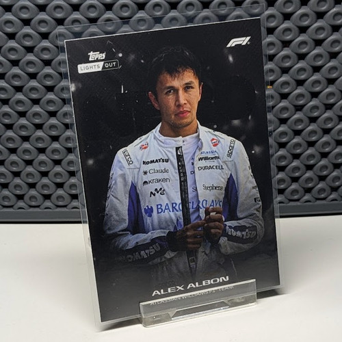 Alex albon nero topps - alex,