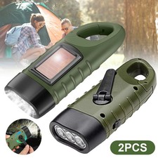 2 LED Keychain Light Ultra Bright Flashlight Keyring Camping Mini Pocket Torch