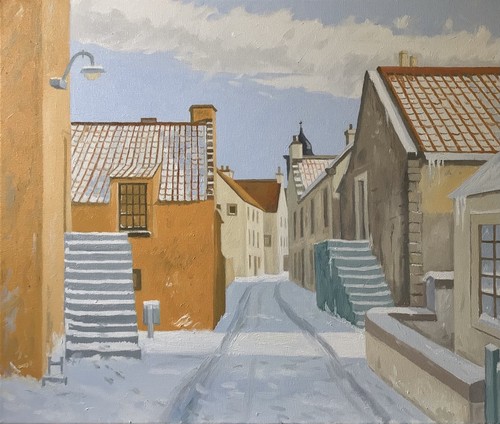 Culross fife canvas fine - on,