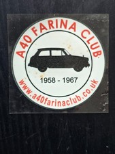 A40 FARINA CLUB STICKER