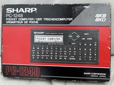 SHARP PC-1258 Pocket Computer. Excellent Condition. Little Use. 8KB 8KO