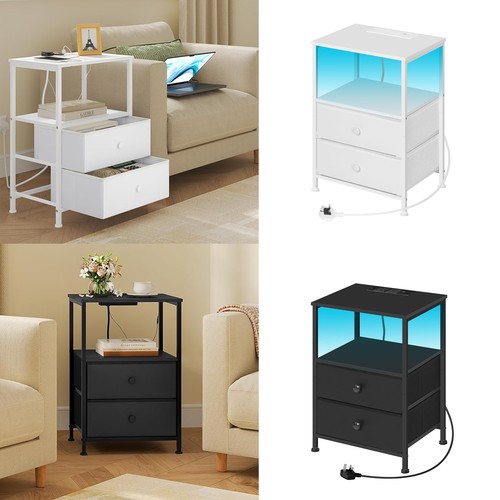 Wooden bedside table - bedside,